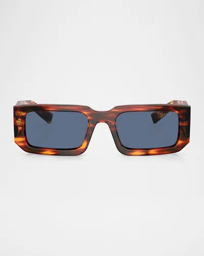 Prada Acetate Pr 06ys Sunglasses In Dark Blue