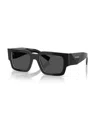 Prada Men's Rectangle Sunglasses, Pr B17s In Black