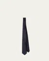 Prada Silk Tie In Blue