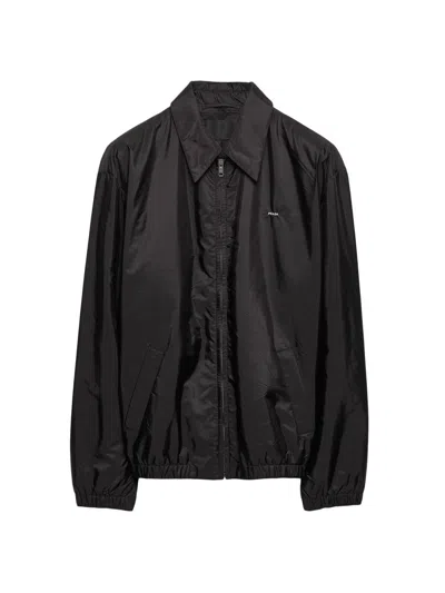 Prada Modern Quilted Jacket For Men In Black