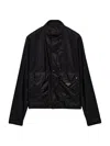 Prada Men's Re-nylon Jacket In Black