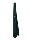 Prada Men's Re-nylon Tie In Green