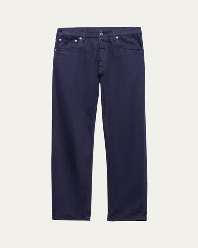 Prada Old Denim Jeans In Royal Blue