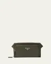Prada Leather Belt Bag In Loden N