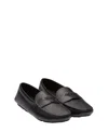Prada Mocassini Penny Loafer In Black