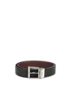 Prada Men Saffiano Leather Reversible Belt