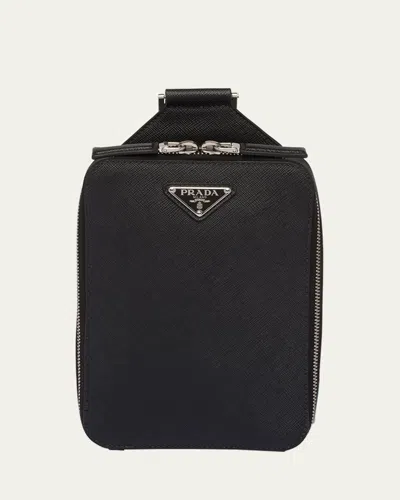 PRADA MEN'S SAFFIANO LEATHER SLING BACKPACK