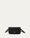 Prada Men's Saffiano Leather Travel Crossbody Bag