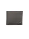 Prada Men's Saffiano Leather Wallet In Gray