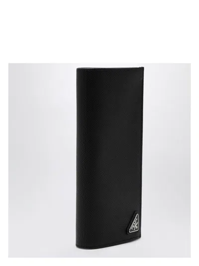 PRADA MEN'S SAFFIANO WALLET WITH LOGO