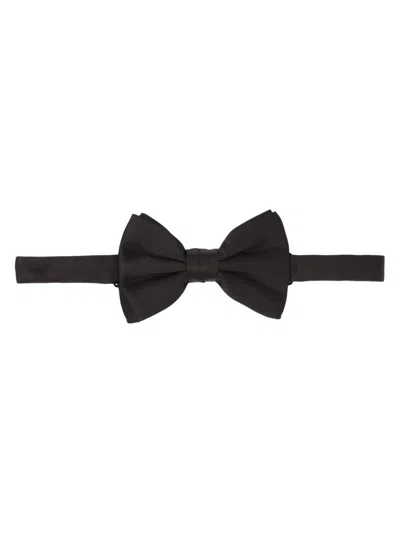 Prada Men's Satin Bow Tie In Black