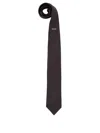 Prada Men Satin Tie In Black