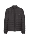 PRADA MEN'S SHORT POLYESTER DOWN JACKET