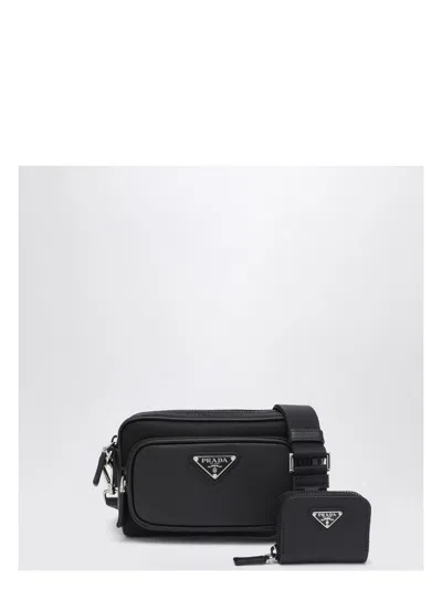 Prada Men's Shoulder Bag In Black