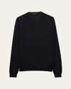 Prada Cashmere And Silk Crew-neck Sweater