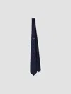 Prada Silk Tie In Blue