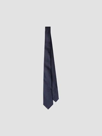 Prada Men's Silk Tie In Blue