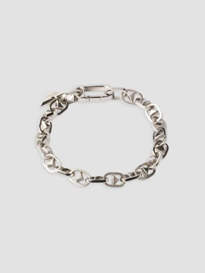 Prada Men's Silver Chain Bracelet In Metallic