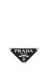 Prada Men Silver Metal Buckle