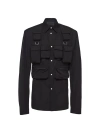 Prada Patch-pocket Jacket In Black