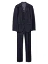 Prada Single-breasted Cashmere And Wool Suit In Blue