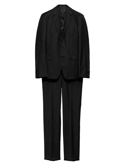 PRADA MEN'S SINGLE-BREASTED WOOL AND CASHMERE SUIT
