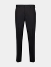 Prada Black Tecno Stretch Pants In Black