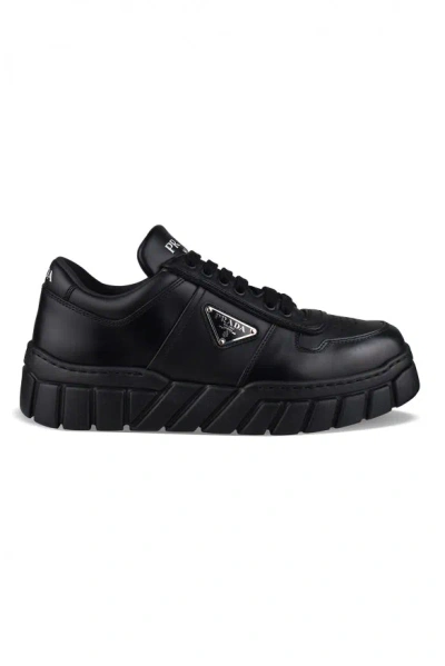 Prada Men Sneakers In Black