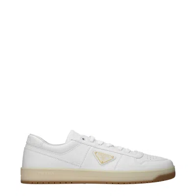 Prada Men's Sneakers White Leather