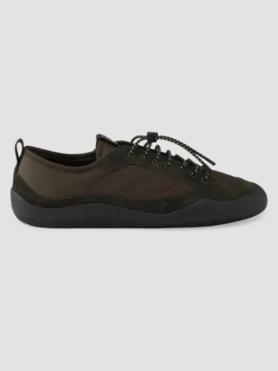Prada Men's Speedrock Nylon And Suede Sneakers In Black