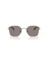 Prada Square Sunglasses, 53mm In Gray