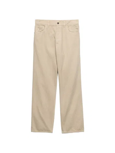 Prada Men's Straight-leg Pants In Sand