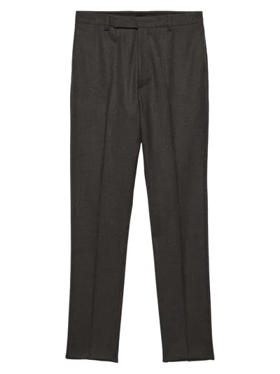 Prada Men's Stretch Cashmere Pants In Black