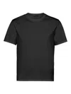 Prada Men's Stretch Cotton T-shirt In Black