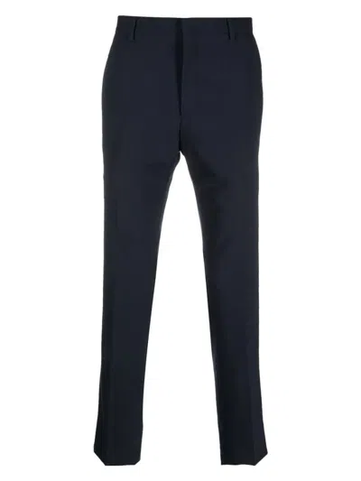 PRADA MEN'S STRETCH WOOL TROUSERS