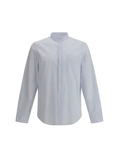 Prada Men Striped Shirt In White