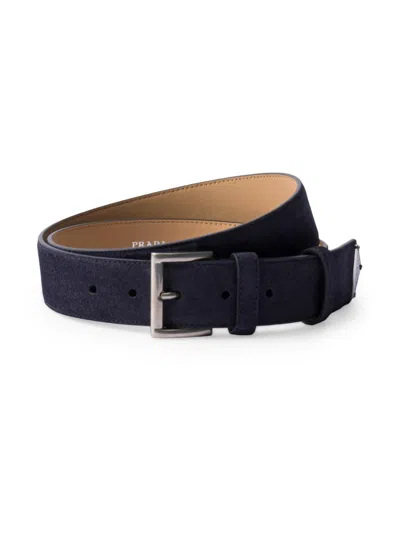 PRADA MEN'S SUEDE BELT