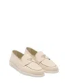 Prada Suede Loafers In Desert Beige
