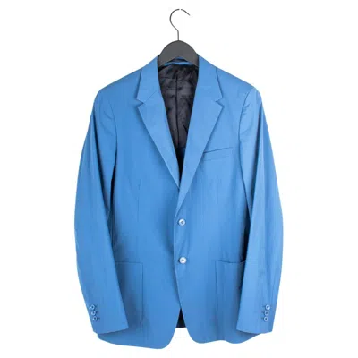 Pre-owned Prada Men Suit Two Pieces Casual Techno Men Jacket Pants Size It52-l, S1505 In Blue