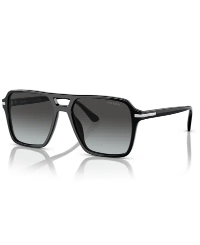 Prada Men's Sunglasses, Pr 20ys In Black