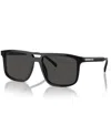 Prada Eyewear Rectangular Frame Sunglasses In Black