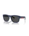 Prada Ps 01zs Square-frame Sunglasses In Blue