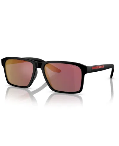 Prada Men's Sunglasses, Ps 05ys In Matte Black