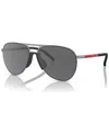 Prada Linea Rossa Man Sunglass Ps 51xs In Gunmetal
