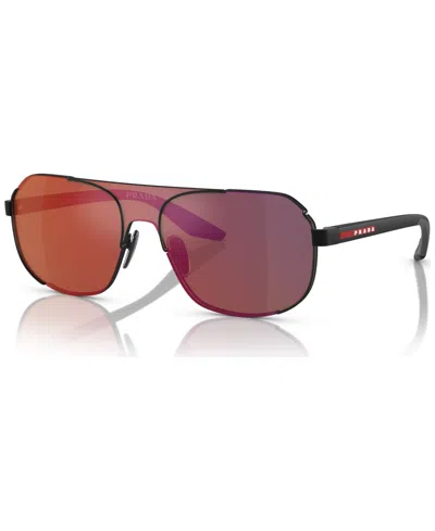 Prada Men's Sunglasses, Ps 53ys In Matte Black