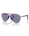 Prada Linea Rossa Man Sunglass Ps 53zs In Gunmetal