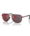 Prada Men's Sunglasses, Ps 54zs In Black Rubb