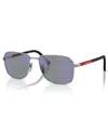 Prada Linea Rossa Mann Sunglass Ps A51s In Gray