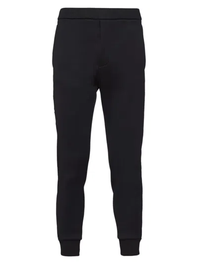 Prada Men's Sweatpants With Re-nylon Details In Black