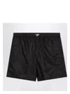 Prada Black Swimsuit In Re-nylon In Black